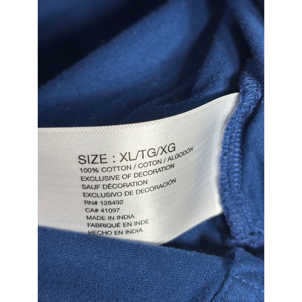 Greg Norman Mens Blue Shark Pocket T Shirt XL GNC Golf Casual Tee - Picture 5 of 5